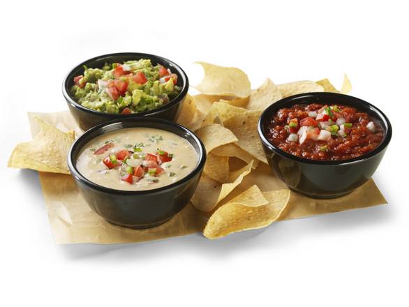 Order Chips & Dip Trio food online from Wild Burger store, Dickson City on bringmethat.com