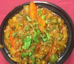 Order 76. Bhindi Masala food online from New Taj Mahal Indian Restaurant store, Columbus on bringmethat.com