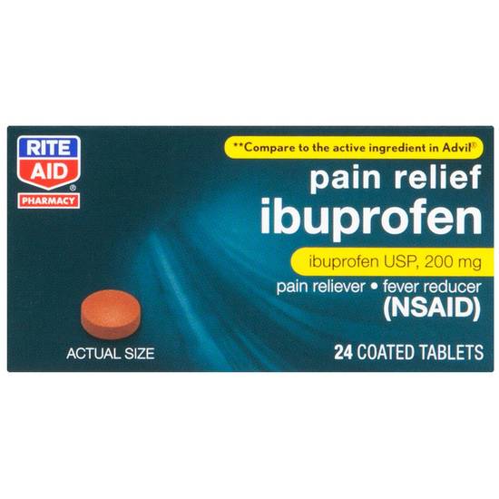 Order Ibuprofen Brown Tablets (24 ct) food online from Rite Aid store, DUBOIS on bringmethat.com