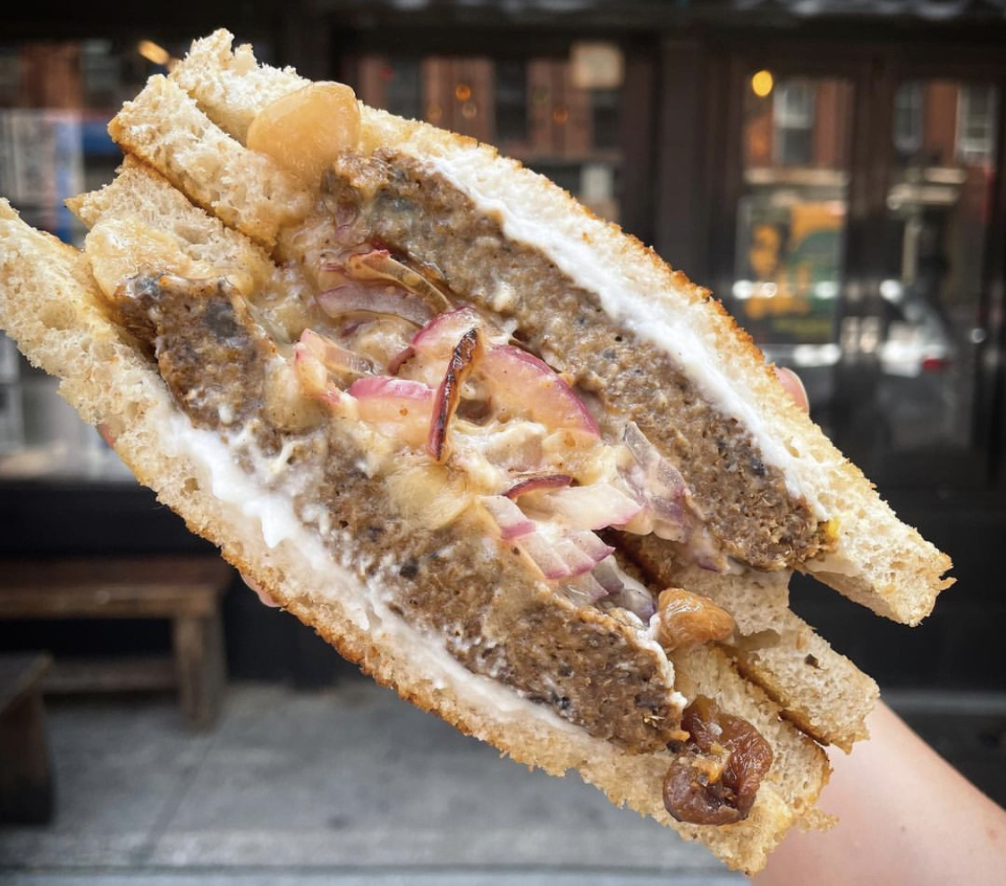 Order Garlic Confit Patty Melt food online from Toad Style store, Brooklyn on bringmethat.com