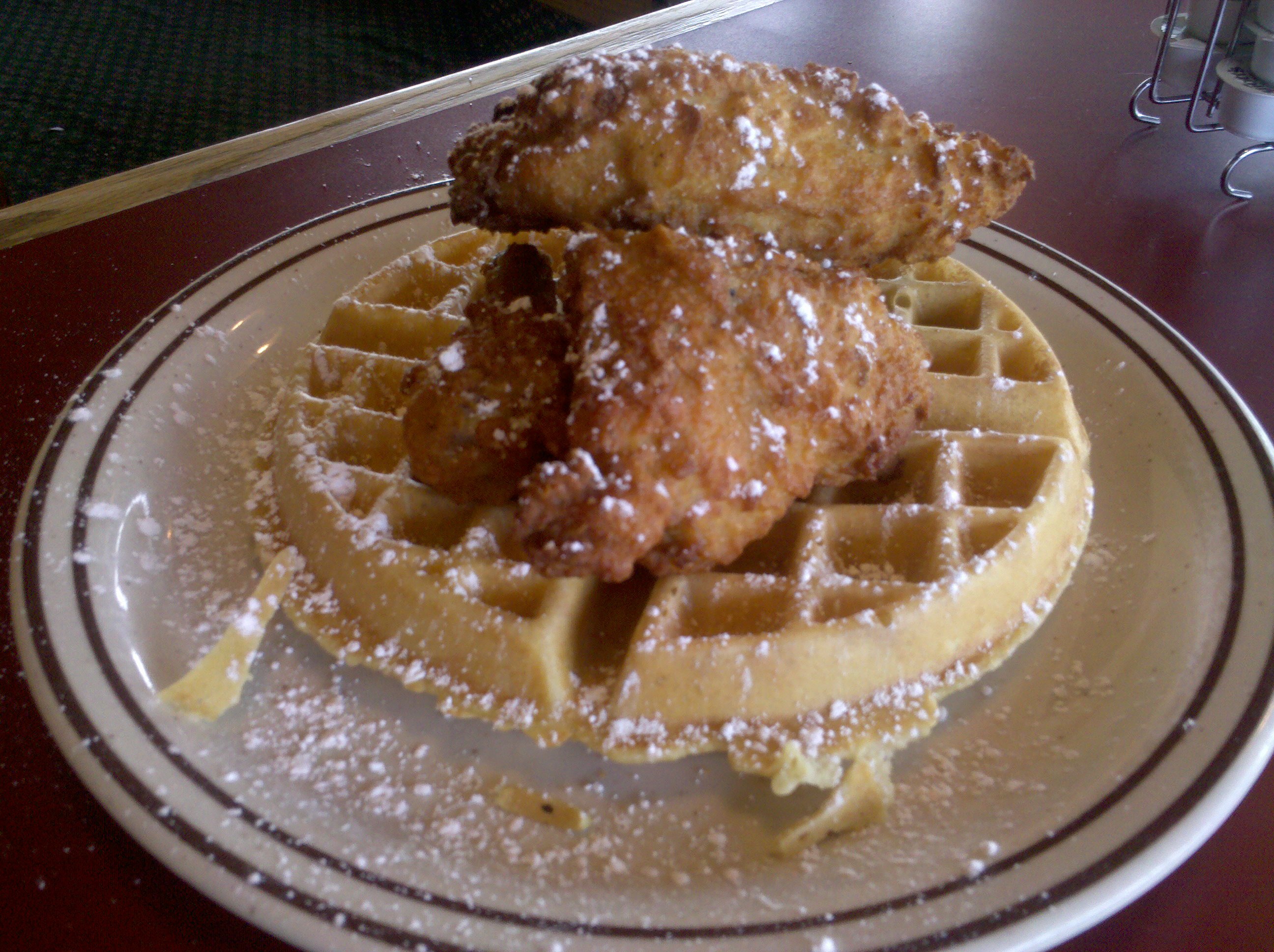 Order Fried Chicken and Waffle food online from Sunrise Waffle Shop store, Rancho Cordova on bringmethat.com