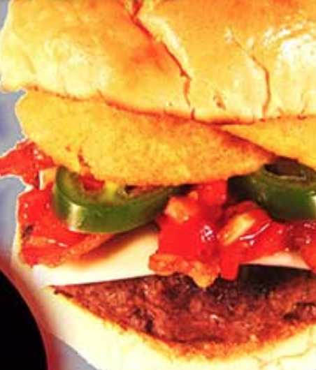 Order The Rio Grande Burger food online from Lonestar Cheeseburger Co store, San Angelo on bringmethat.com