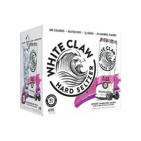 Order White Claw Black Cherry, 12pk-12oz can hard seltzer (5.0% ABV) food online from Mimi Liquor store, Joliet on bringmethat.com