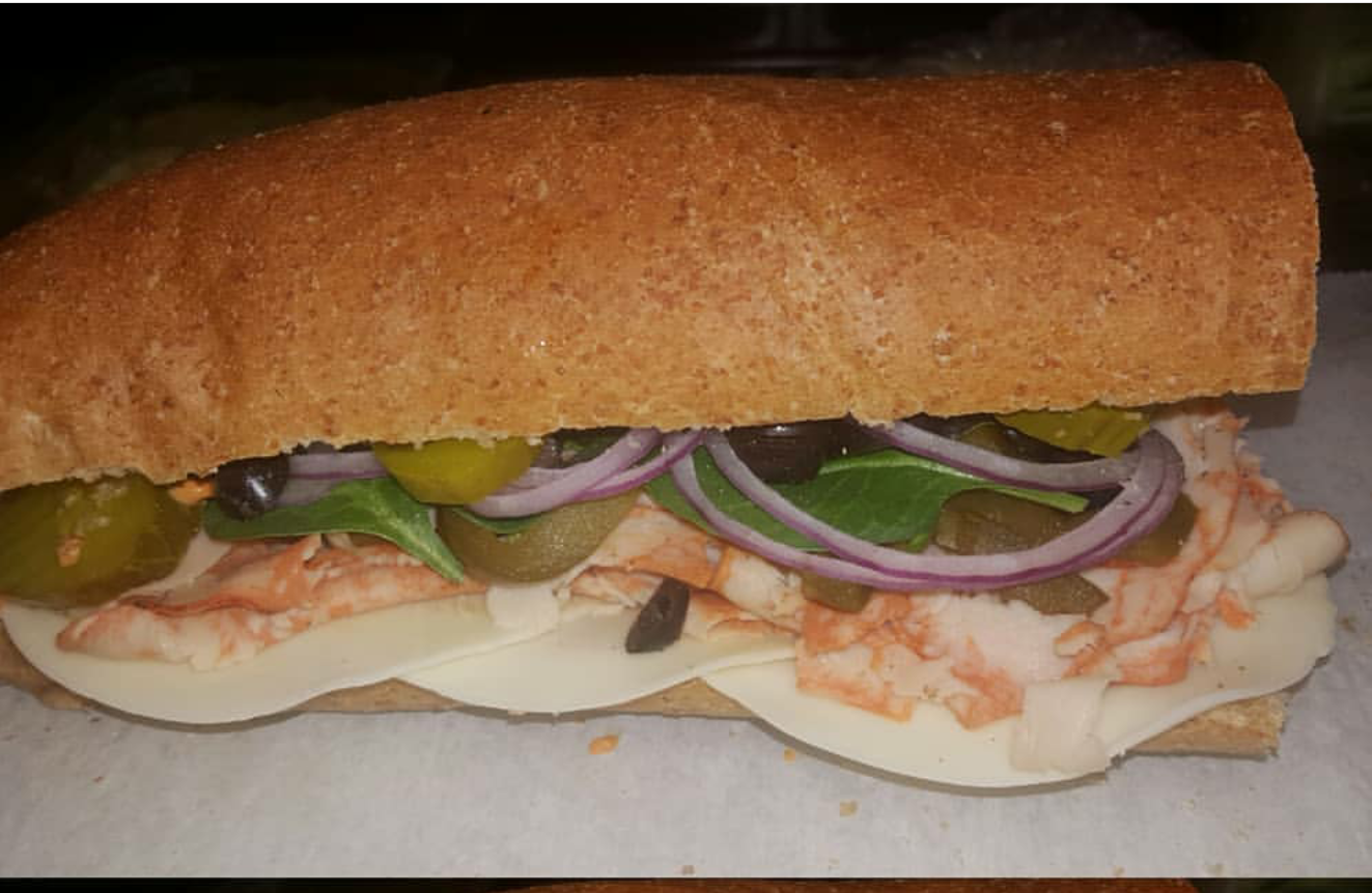 Order Medium Buffalo Chicken And Cheese Sub food online from Super hero sub shop store, Jersey City on bringmethat.com