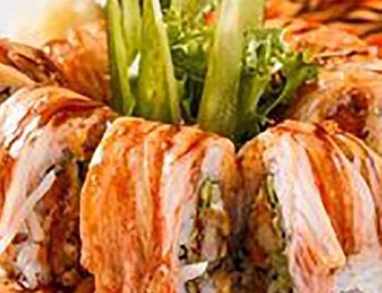 Order Groupie Roll food online from Rock N Roll Sushi - Perkins Rd. store, Baton Rouge on bringmethat.com