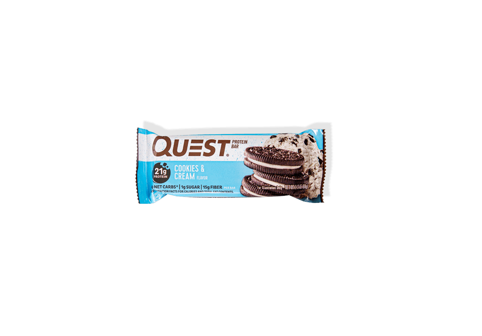 Order Quest Cookies and Crème Protein 2.12 oz Bar food online from Wawa store, Middle Township on bringmethat.com