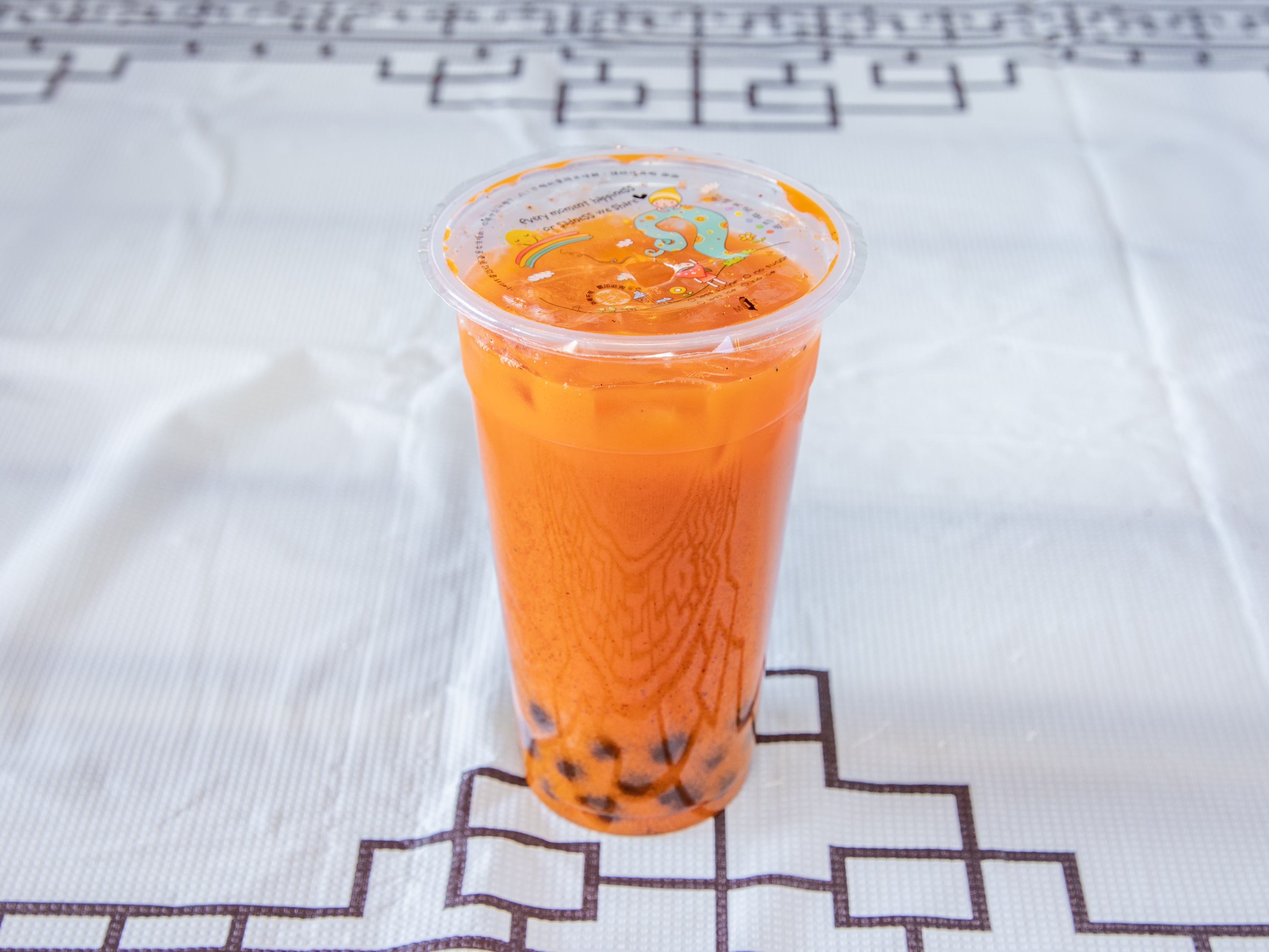 Order Thai Tea Smoothies food online from Bamboo Cafe store, Glendale on bringmethat.com