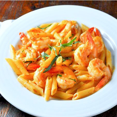 Order Shrimp Penne Pasta food online from Lalas Argentine Grill store, Los Angeles on bringmethat.com