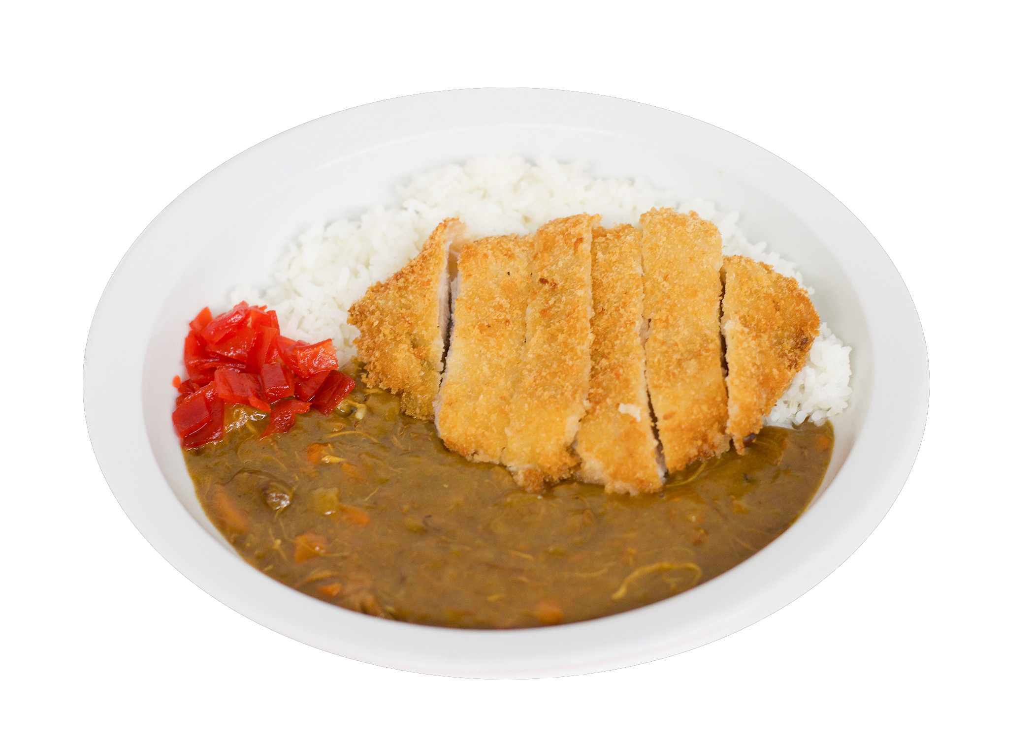 Order Curry with Pork Cutlet food online from Karami Ramen store, San Diego on bringmethat.com