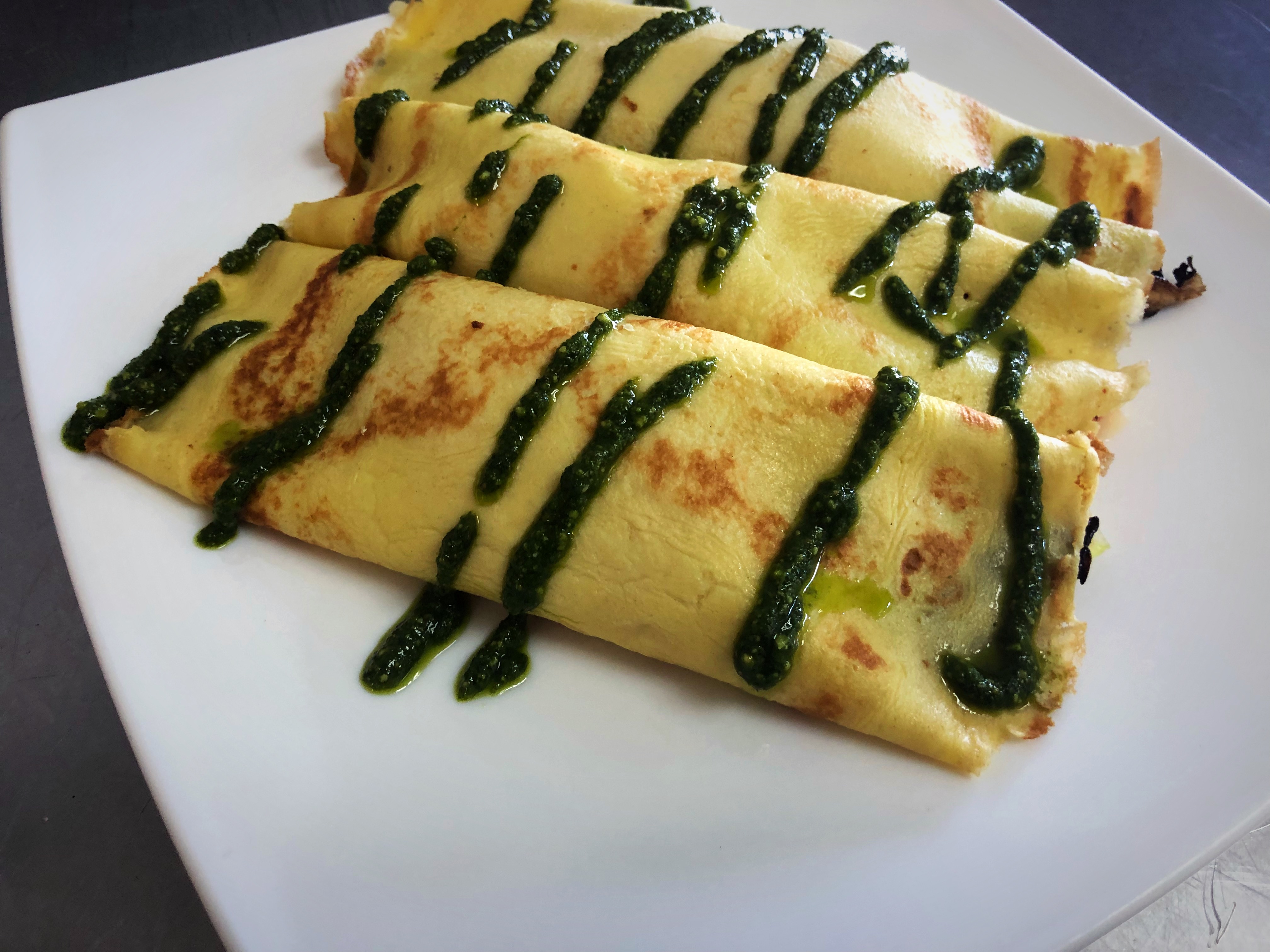 Order Tuna Salad Crepes (3 crepes) food online from Healthy Garden & Gourmet Pizza store, Moorestown on bringmethat.com