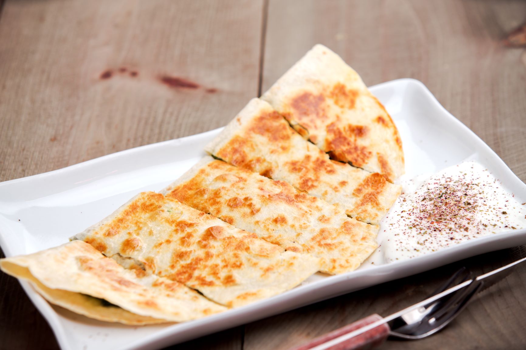 Order Meat Gozleme food online from Masal Cafe store, Brooklyn on bringmethat.com
