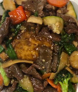 Order Beef Egg Foo Young food online from Lucky Buddha Asian Restaurant store, Goodyear on bringmethat.com