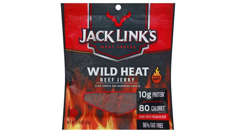 Order Jack Links Beef Jerky Wild Heat food online from Trumbull Mobil store, Trumbull on bringmethat.com