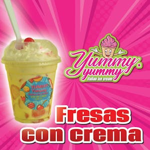 Order Fresas con Crema food online from Yummy Yummy Italian Ice Cream store, Kirby on bringmethat.com
