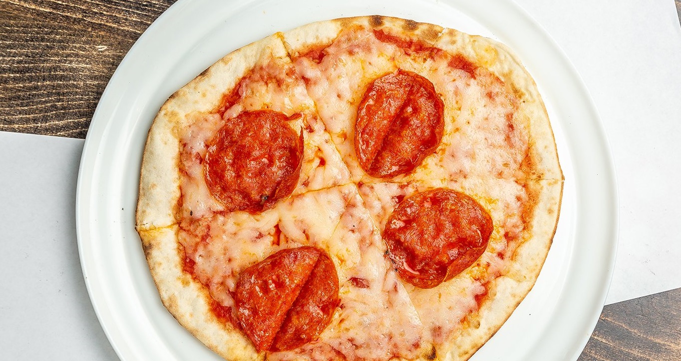 Order Kids Pepperoni Pizza food online from MidiCi store, Orem on bringmethat.com