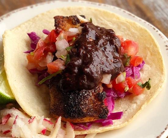 Order Pescado a la Parrilla Tacos. food online from Gringos & Mariachis store, Bethesda on bringmethat.com