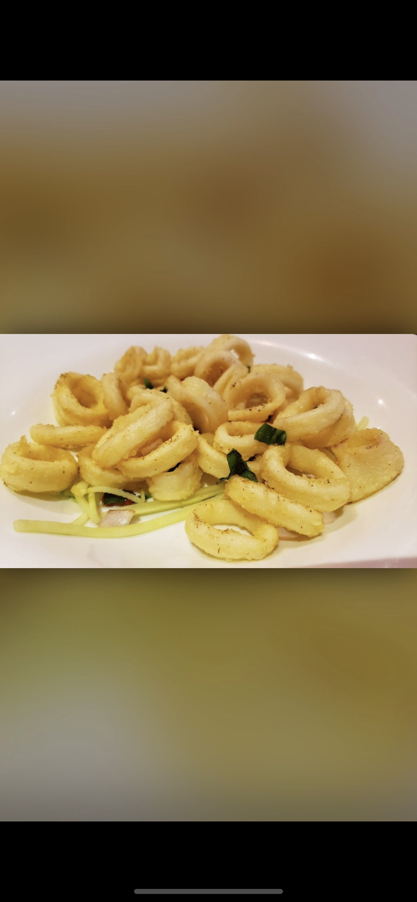 Order Salt and Pepper Calamari food online from Blossom Asian Bistro store, Chatham on bringmethat.com