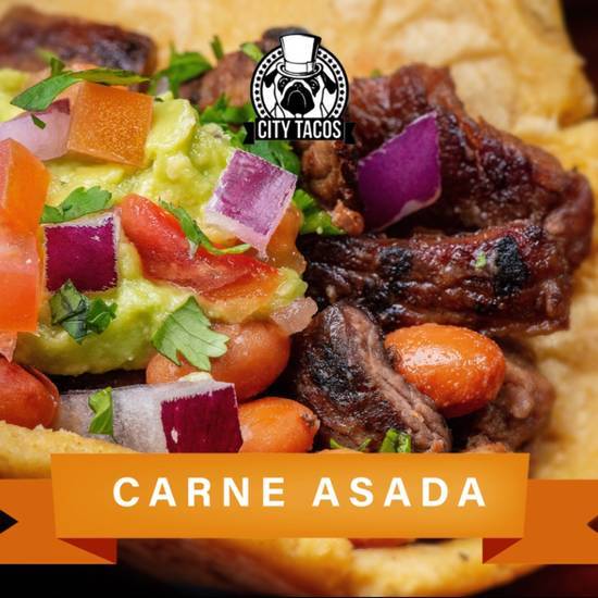 Order CARNE ASADA food online from City Tacos store, San Diego on bringmethat.com