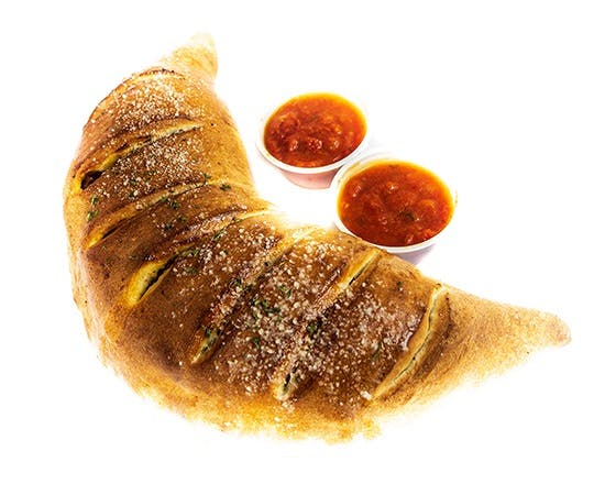 Order Chicken Portabella Calzone - Calzone food online from Pizza Pie Me store, Arlington on bringmethat.com