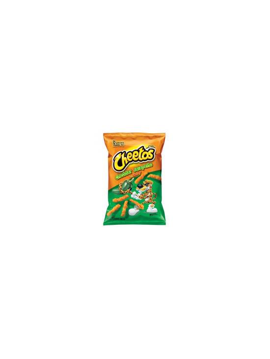 Order Cheetos Cheddar Jalapeno 3.25 OZ food online from Chevron Extramile store, Anaheim on bringmethat.com