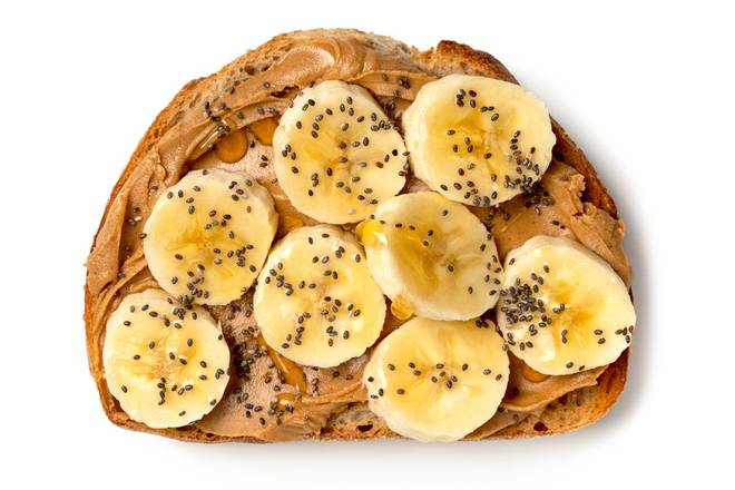 Order Peanut Butter & Banana Toast food online from Robeks Juice store, Naperville on bringmethat.com