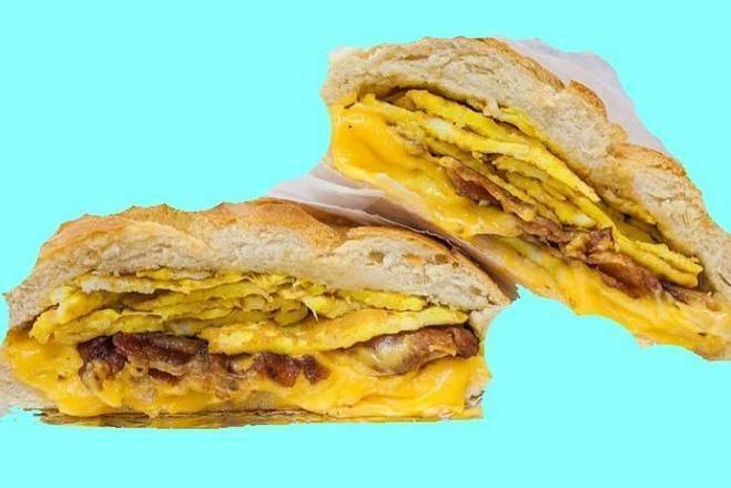 Order Bacon Egg & Cheese on A Roll food online from Corner grocers store, New York City on bringmethat.com