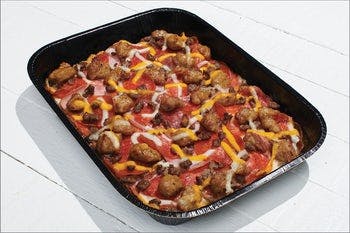 Order Papa's All Meat Keto Friendly Pizza - Medium (7''x9'' Tray) food online from Papa Murphy Pizza store, South Ogden on bringmethat.com