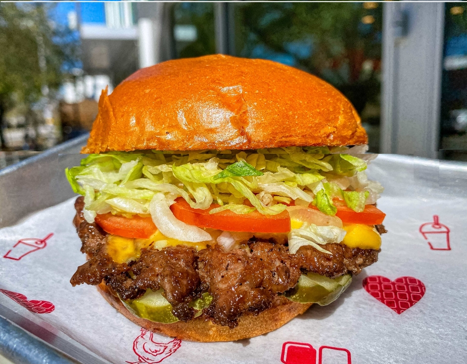 Order Classic Cheeseburger food online from The Waffle Bus store, Houston on bringmethat.com