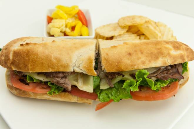 Order Steak and Cheese Sandwich food online from Stone Hot Pizza store, Arlington on bringmethat.com