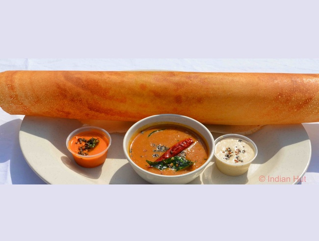Order D4 Paper Masala Dosa food online from Indian Hut store, Trooper on bringmethat.com