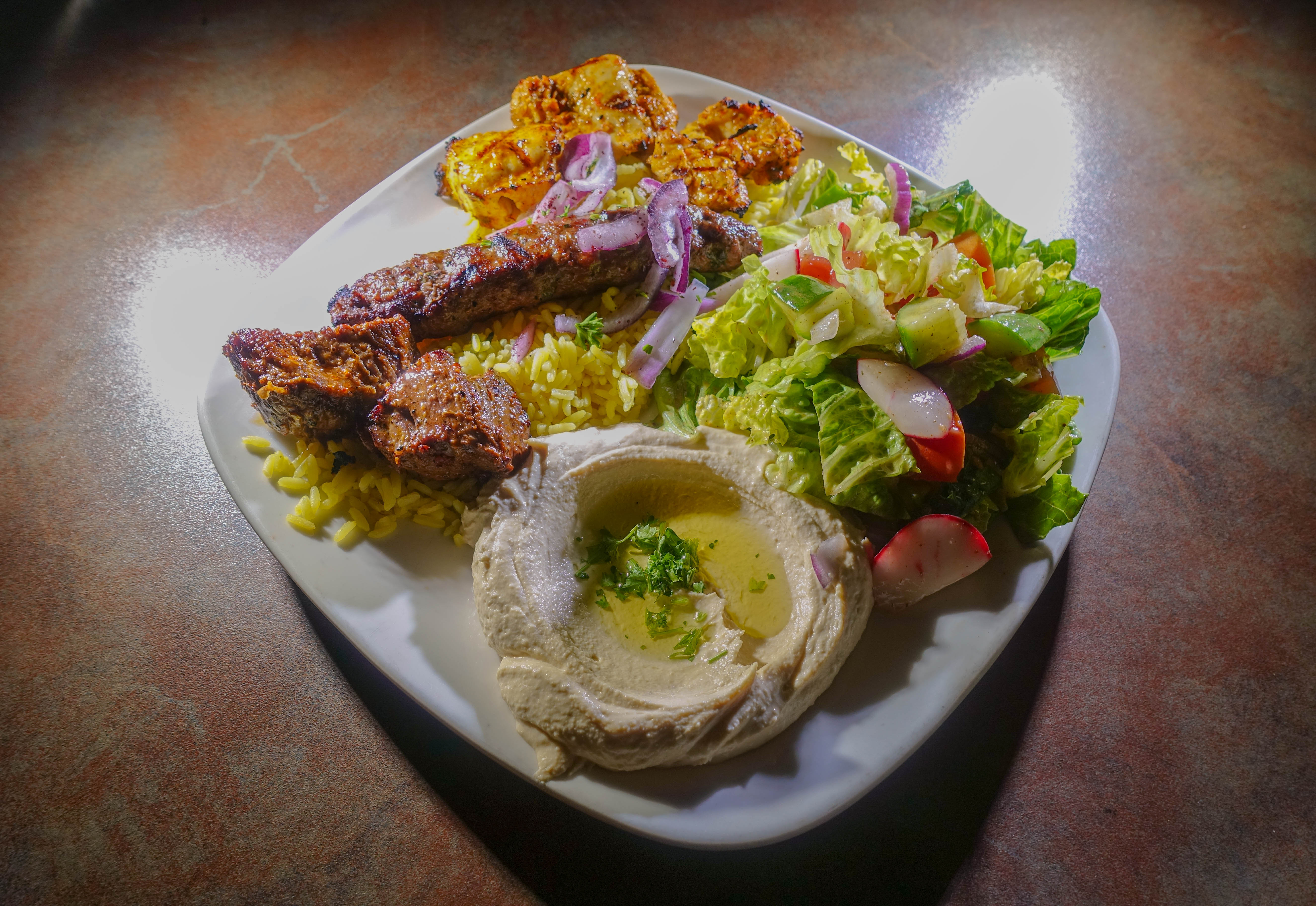 Order Mixed Grill Plate food online from The Grill House store, La Verne on bringmethat.com