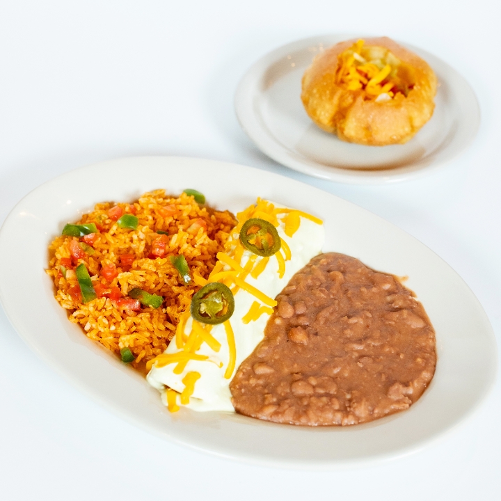 Order Tina's Plate food online from El Fenix Mexican Restaurant store, Greenville on bringmethat.com