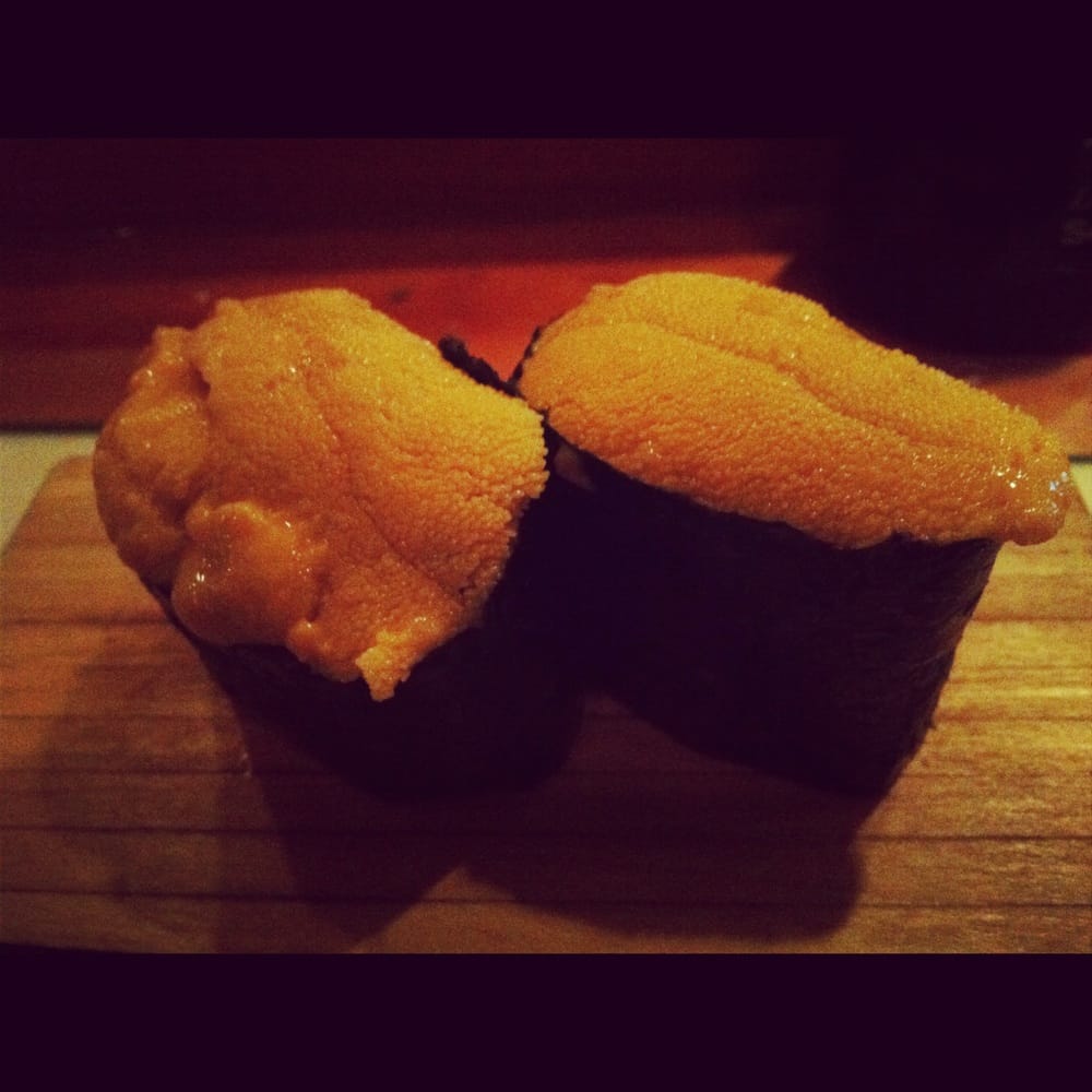 Order 2. Sea Urchin Sushi food online from Sushi Town store, Costa Mesa on bringmethat.com