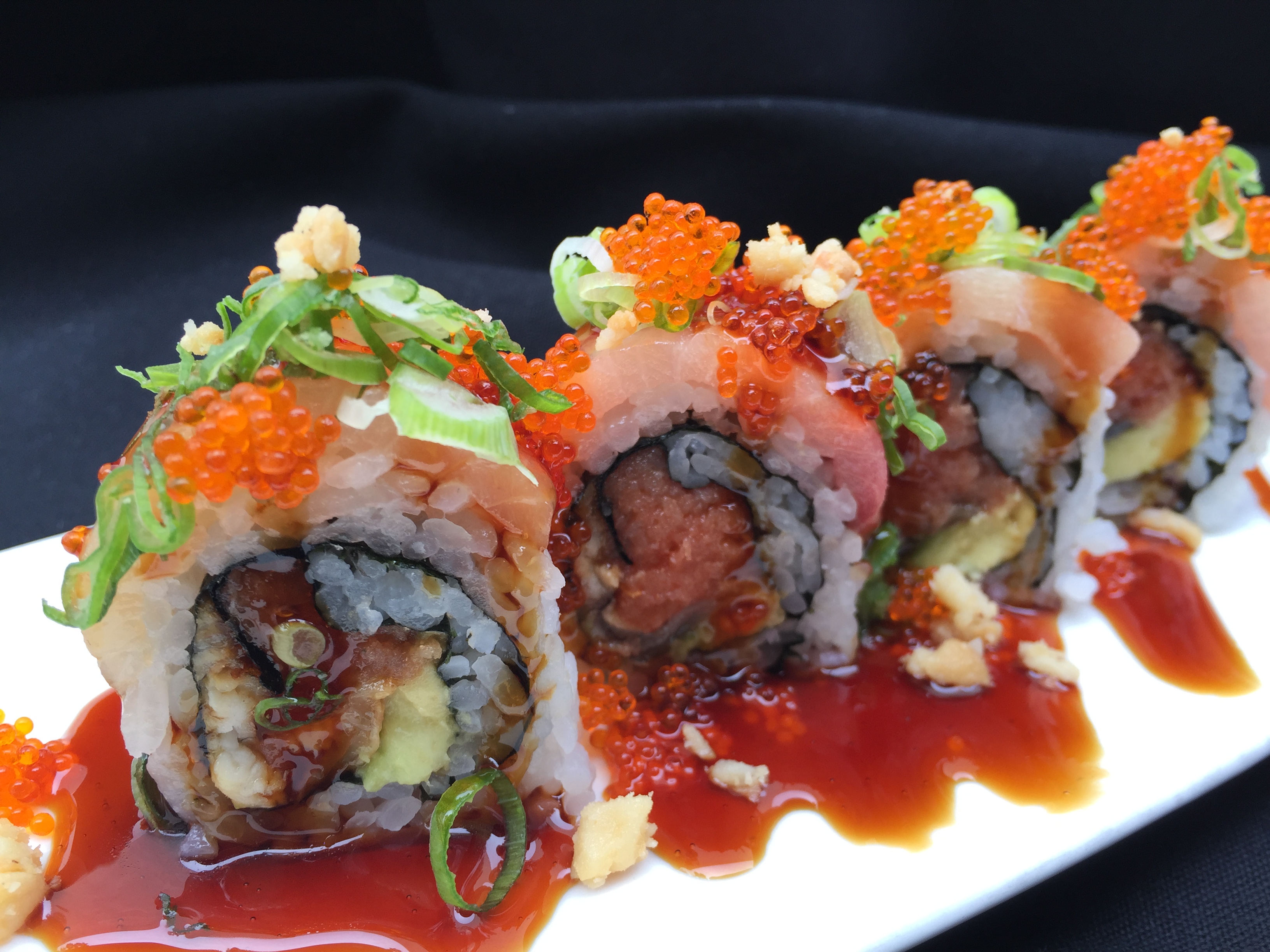 Order Blonde Bombshell Roll food online from Sushi Confidential store, Campbell on bringmethat.com