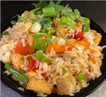 Order 91. Tofu Thai Fried Rice food online from Thai Garden store, Orangeburg on bringmethat.com