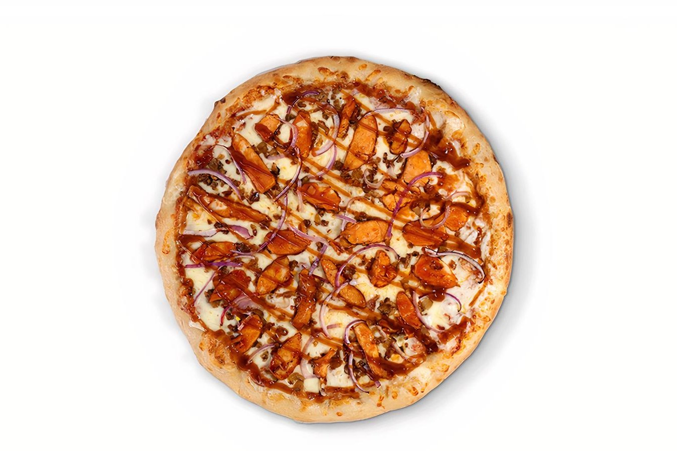 Order BBQ Chicken Specialty Pizza food online from Happy Pizza store, New Baltimore on bringmethat.com
