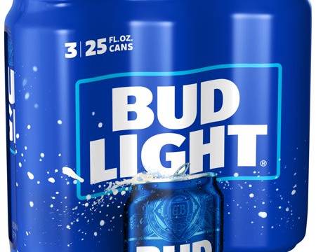 Order Budlight 3pack 25oz cans  food online from Luckys Liquor store, Los Angeles on bringmethat.com