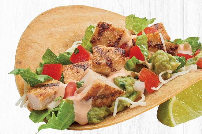 Order Classic Chicken Taco (a la carte) food online from Rubio's store, San Clemente on bringmethat.com