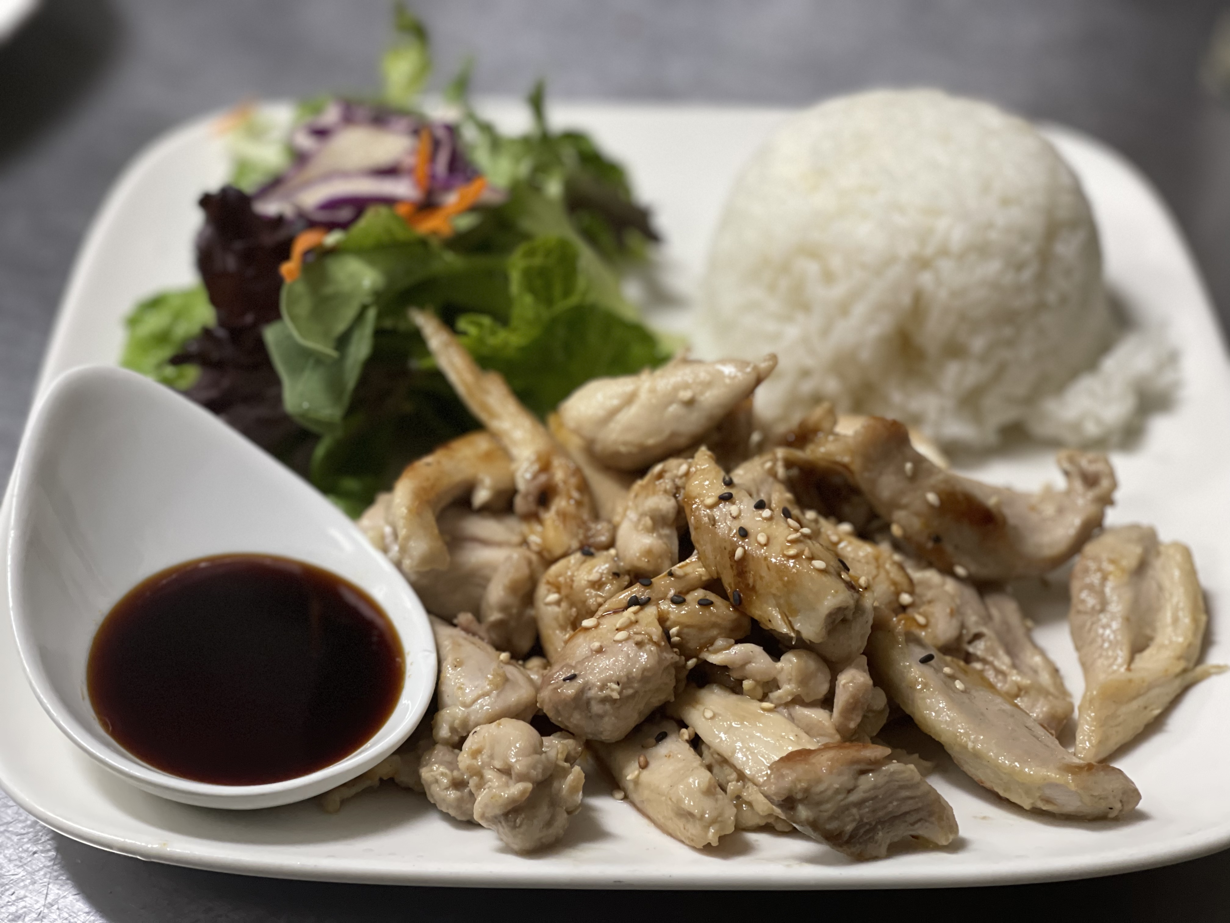 Order Chicken Teriyaki food online from Jasmine Hana Sushi & Thai store, San Pedro on bringmethat.com
