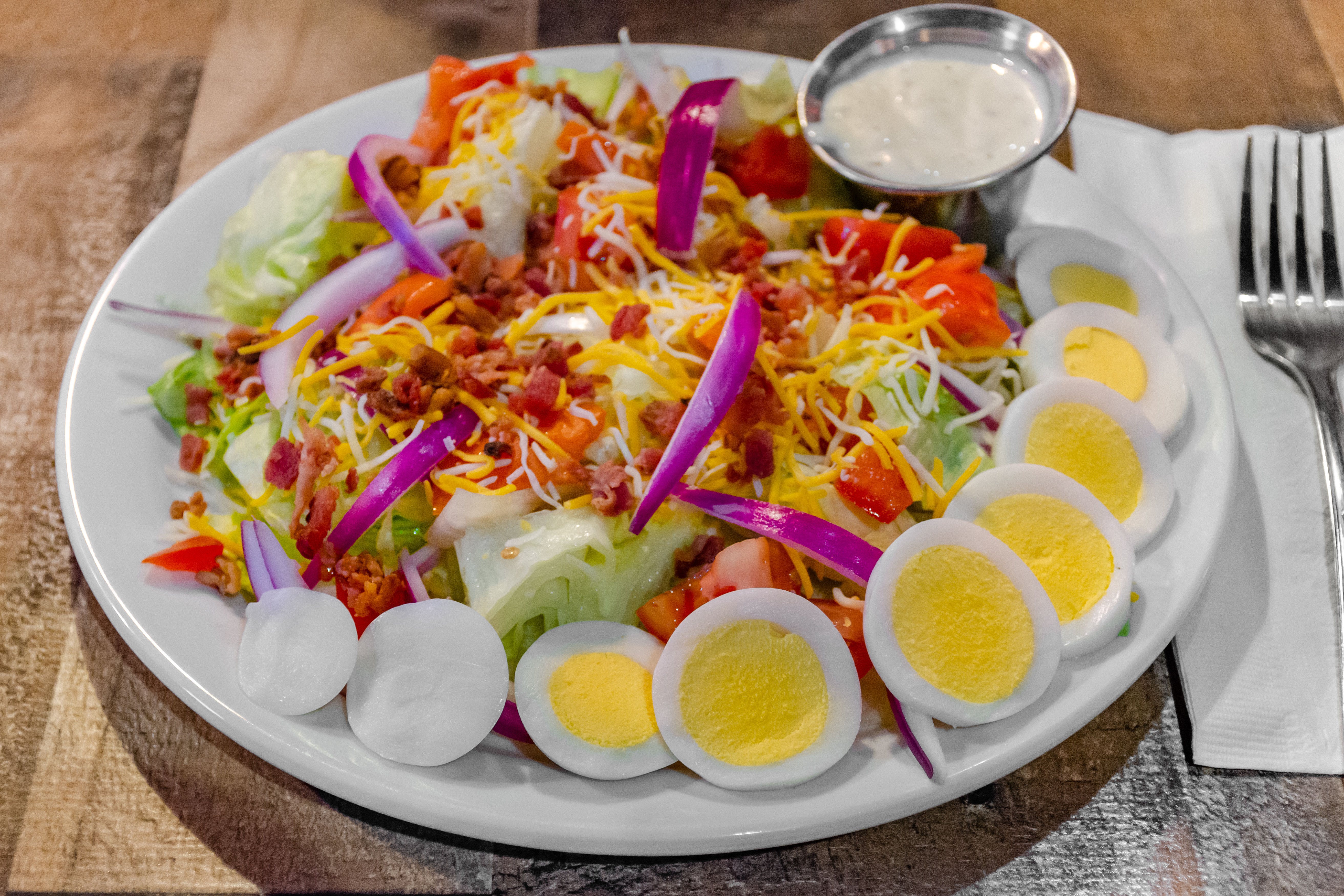 Order House Salad - Salad food online from Friendly Tavern store, St Marys on bringmethat.com