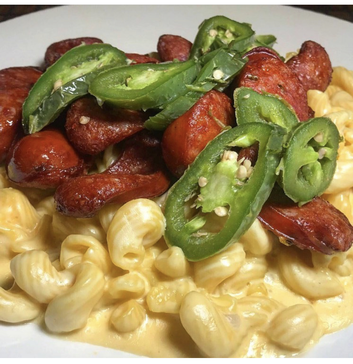 Order Chorizo and Roasted Jalapenos Mac and Cheese food online from Good Eats Diner store, Maspeth on bringmethat.com