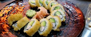 Order Sushi - Volcano Roll (Deep-Fried) food online from Jasper Hibachi Express & Sushi store, Springdale on bringmethat.com