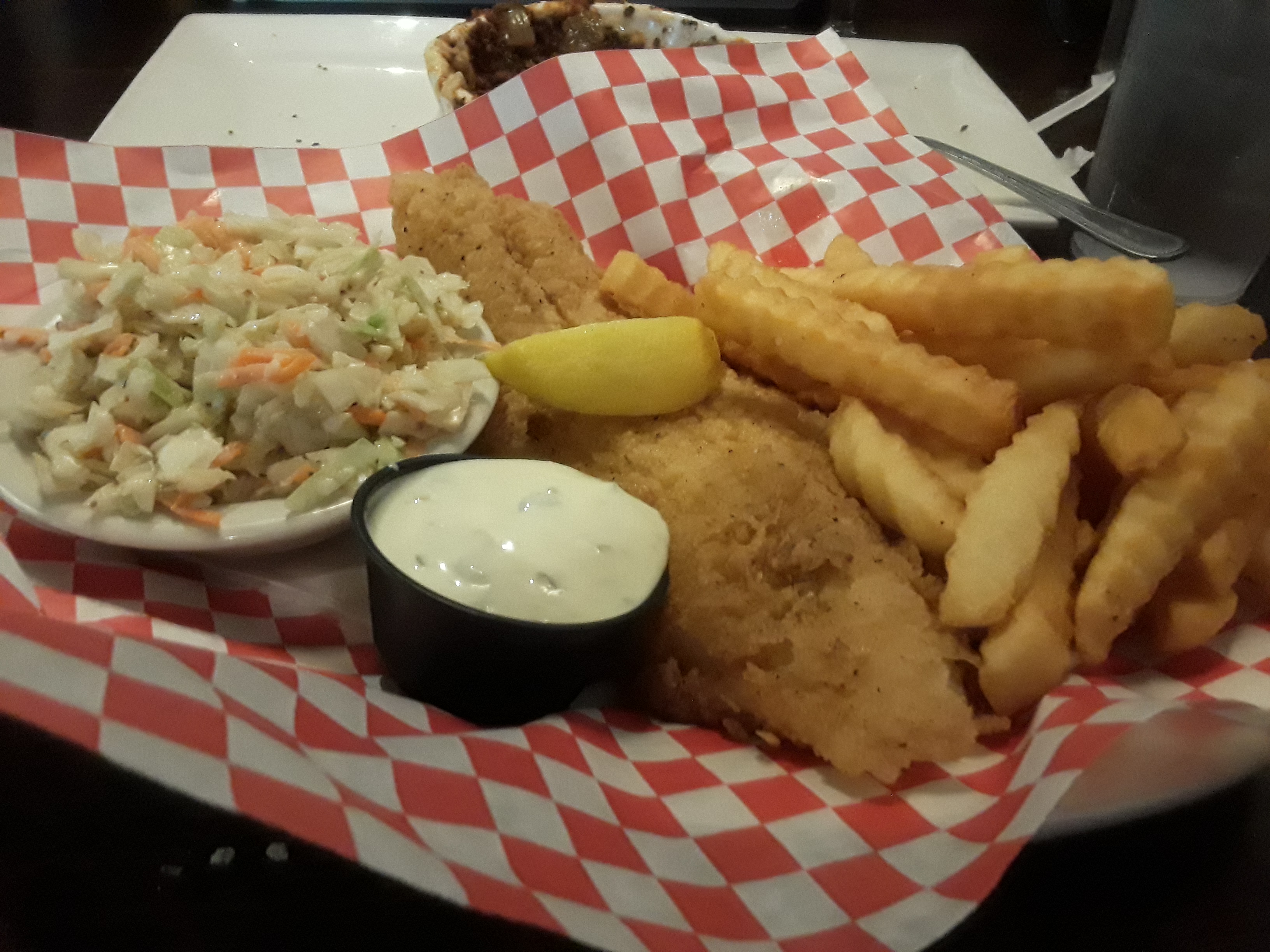 Order Hand-Dipped Fish & Chips food online from Roxx Tavern store, Atlanta on bringmethat.com