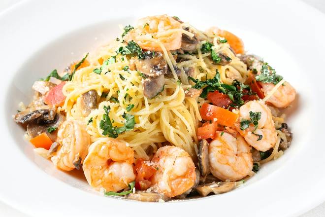 Order SHRIMP SCAMPI food online from Johnny Carino's store, Sioux Falls on bringmethat.com