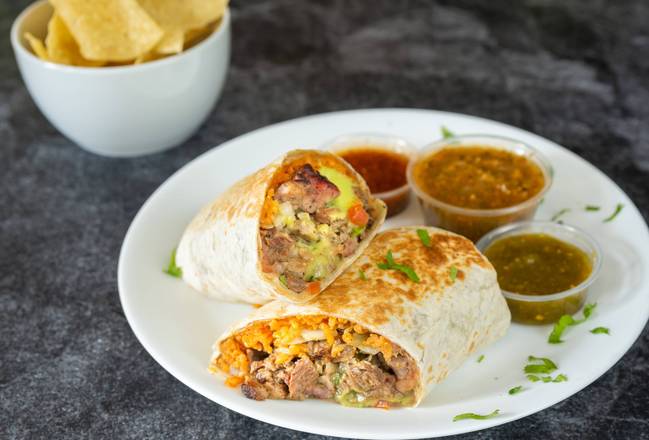 Order Burrito food online from Mesquite Fresh Street Mex store, Tempe on bringmethat.com
