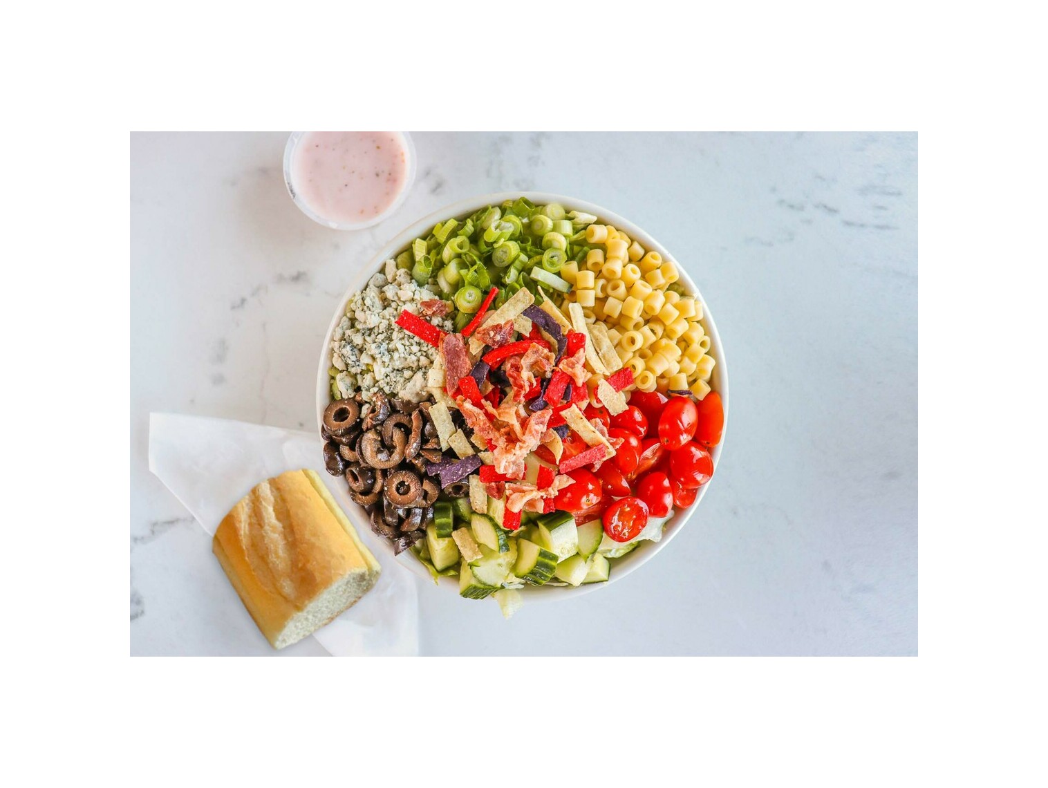 Order Buona’s Original Chopped Salad with Chopped Chicken food online from Buona store, Oak Park on bringmethat.com