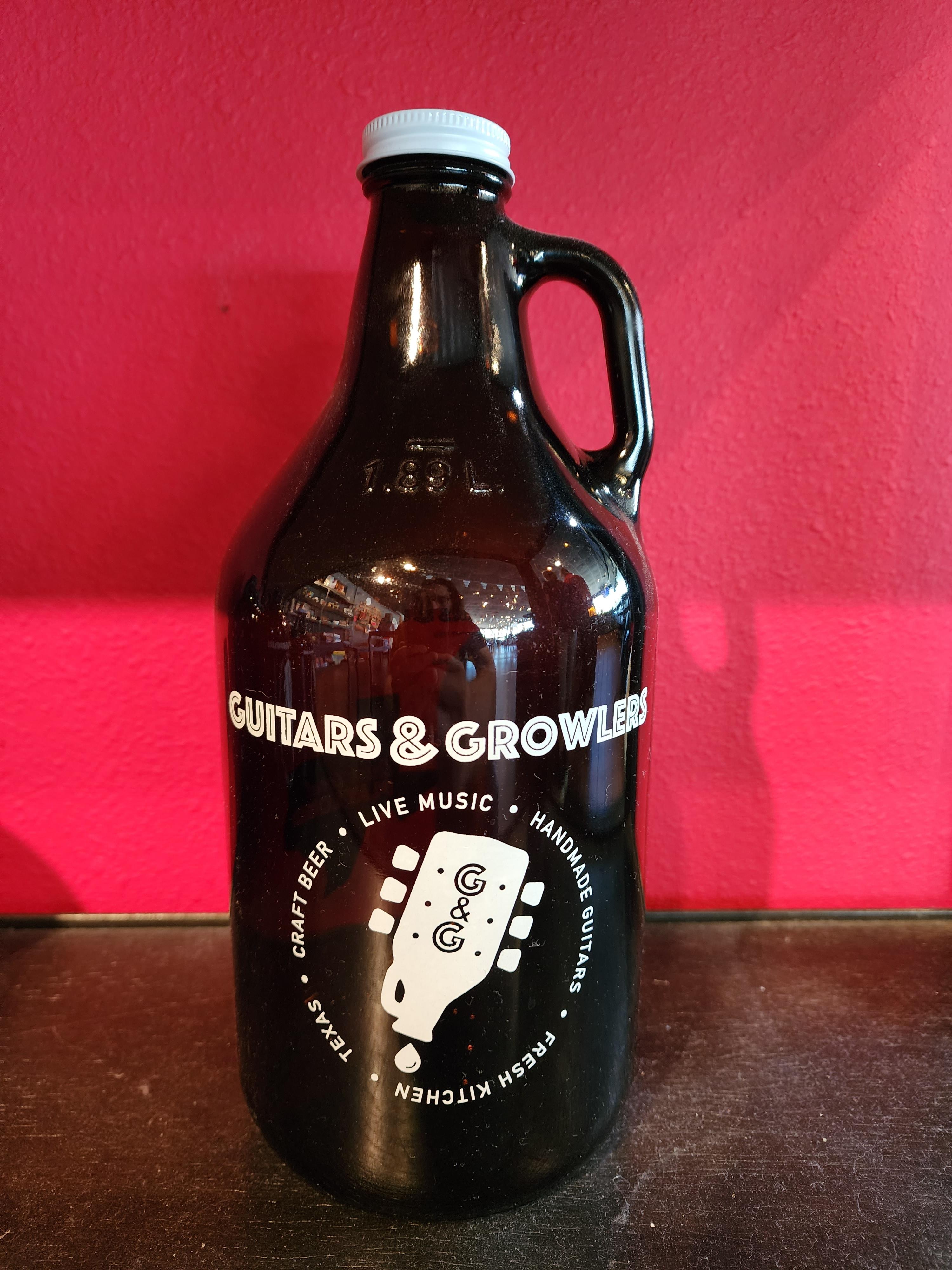 Order 64oz Glass food online from Guitars And Growlers store, Richardson on bringmethat.com