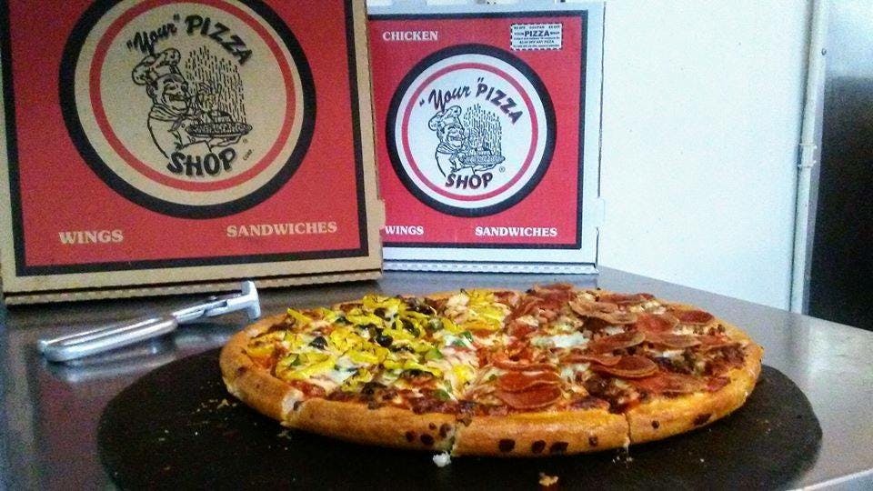 Order The Meatless Gourmet Pie - Mini (4 Slices) food online from Your Pizza Shop store, Canton on bringmethat.com