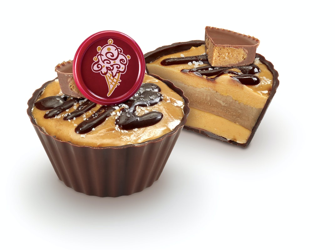 Order REESE'S Peanut Butter Ice Cream Cup 6-Pack - Ready Now food online from Cold Stone Creamery store, Pickerington on bringmethat.com