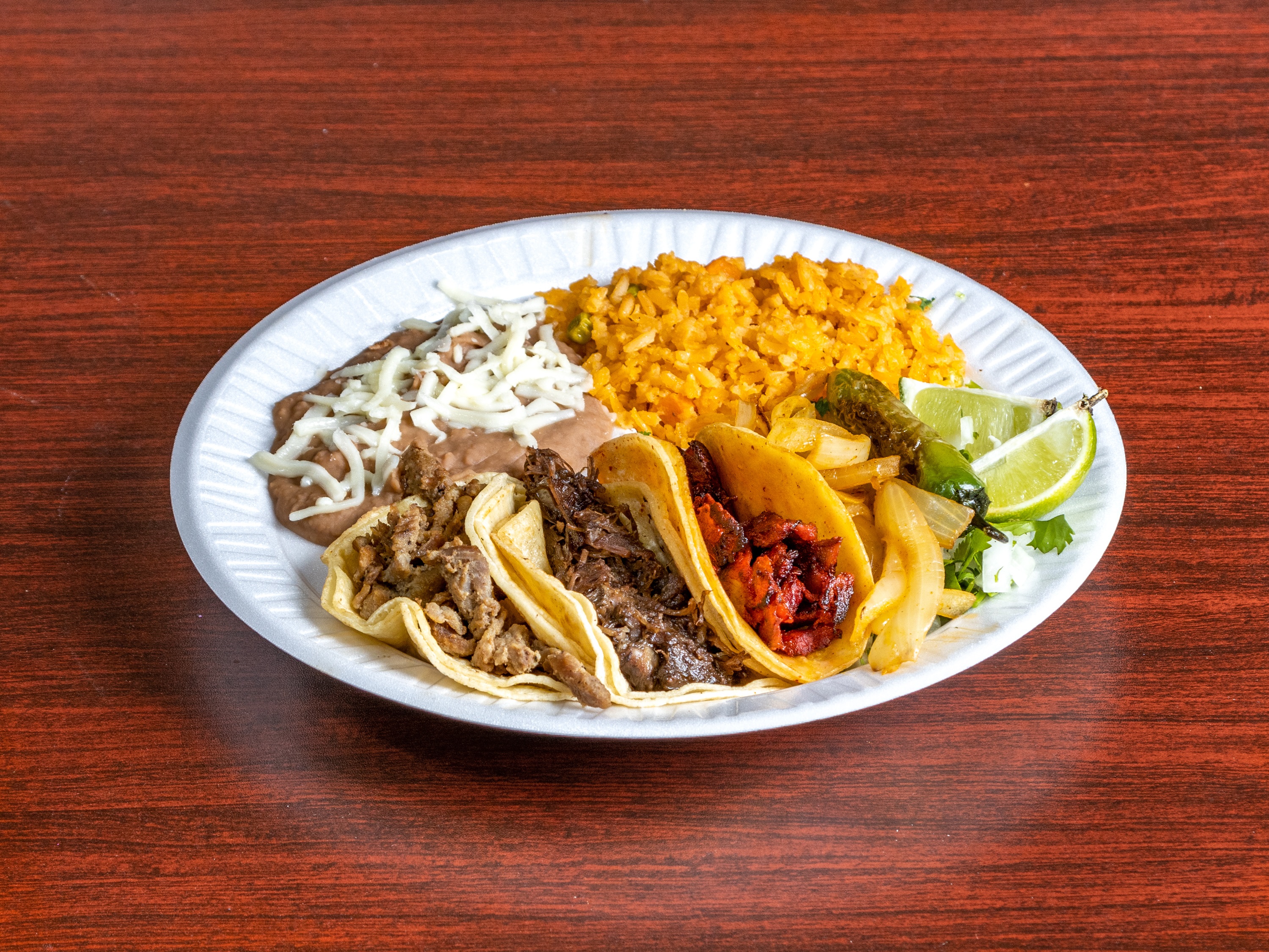 Order Tacos food online from Exxon Taqueria & Grill store, Balch Springs on bringmethat.com